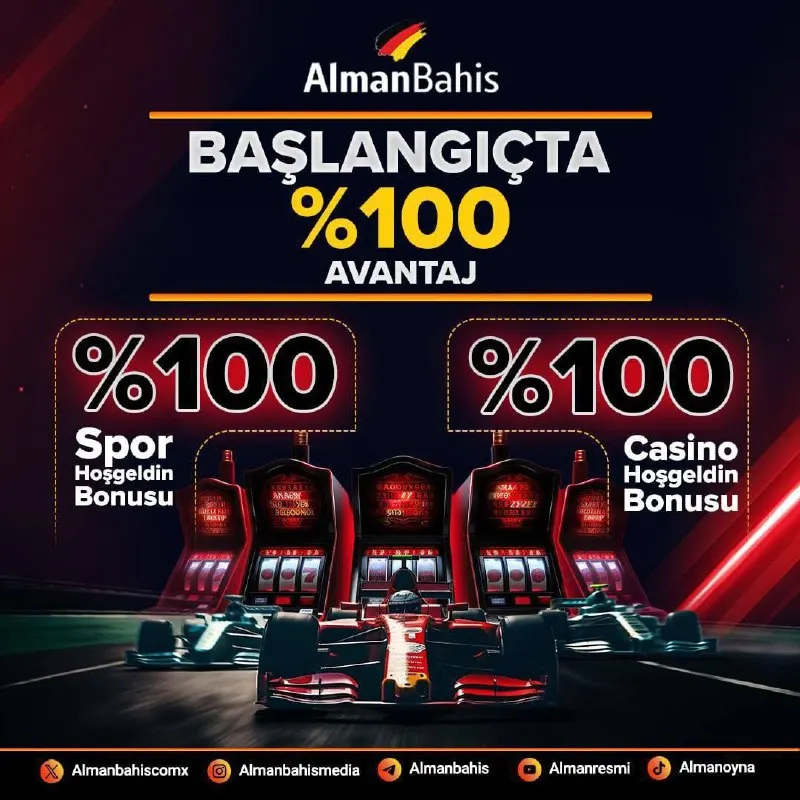 😀 BAŞLANGIÇTA 🔣1️⃣0️⃣0️⃣ AVANTAJ! ☑️İlk yatırımını yap, 5000₺'ye varan %100 bonusla oyun…