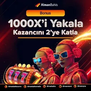 🔥 🤩🤩🤩🤩🤩 🤩🤩🤩 🤩🤩🤩🤩🤩🤩🤩 😀 ALMANBAHİS BÜYÜK AVI AÇTI 👀 ⏱22:00 - 01:00 Arası 🔥 Slotta 1000X ve…