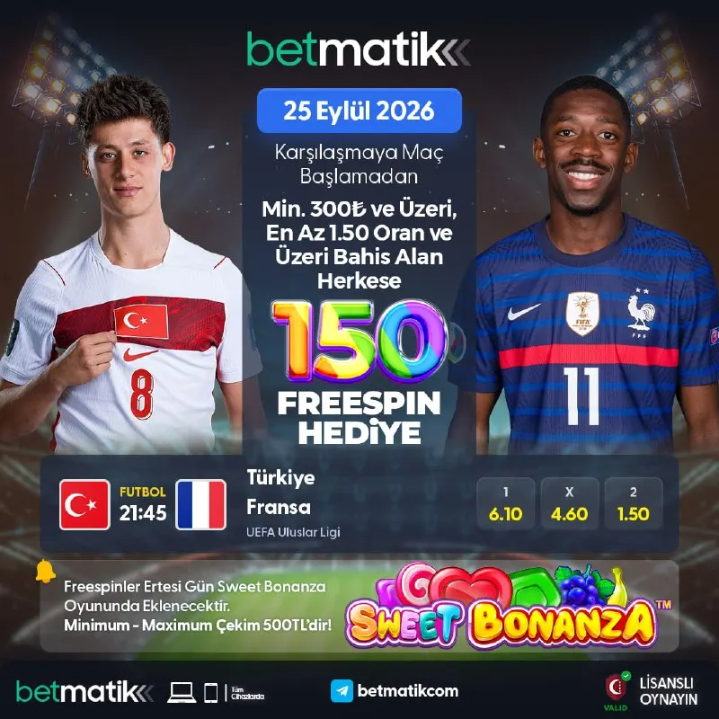 🟥🟥🟥🟥🟥🟥🟥🟥 🟥🟥🟥🟥🟥🟥 ⏰🔢🔢⏰ 🇹🇷TÜRKİYE 🆚 FRANSA🇫🇷 ⏳Maç başlamadan önce, ➡ En az 300 TL tutarında…