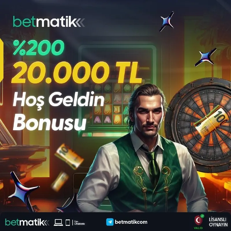 🐝🐝🐝🐝🐝🐝 🆕 İlk yatırımınıza %200 destek bizden‼ 🔝 Betmatik ile kazanmaya güçlü bir…
