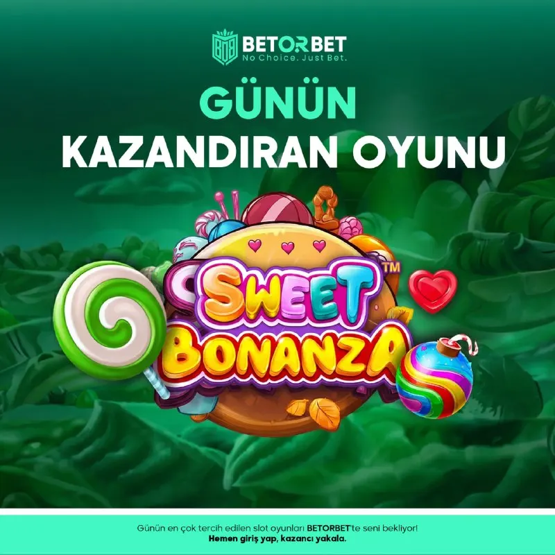 Günün en çok kazandıran oyunu! 🍭Sweet Bonanza🍭 Şans seninle, bu fırsatı kaçırma! Hemen…