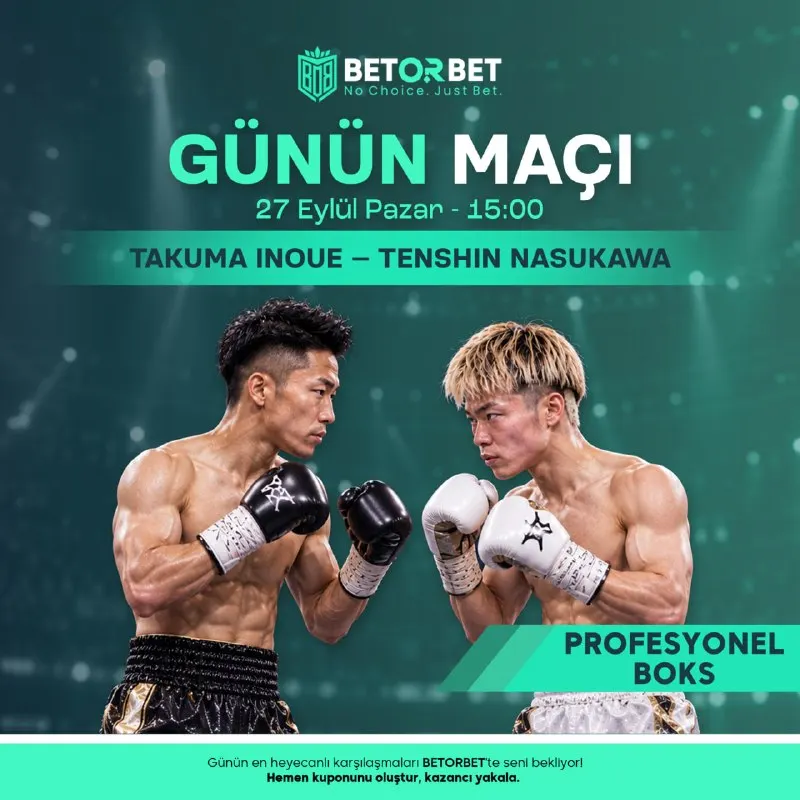 ⭐️BETORBET'TE GÜNÜN MAÇI! RÖVANŞ VAKTİ, KEMER ORTADA! 🥊 İki Japon yıldız yeniden ringde…