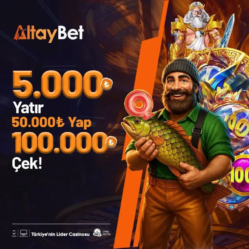 👑 Büyük Oyna, Büyük Kazan! 💰 5.000 TL Yatır 💰 50.000 TL Bakiyeye ulaş, 🌉 100.000 TL ÇEK…