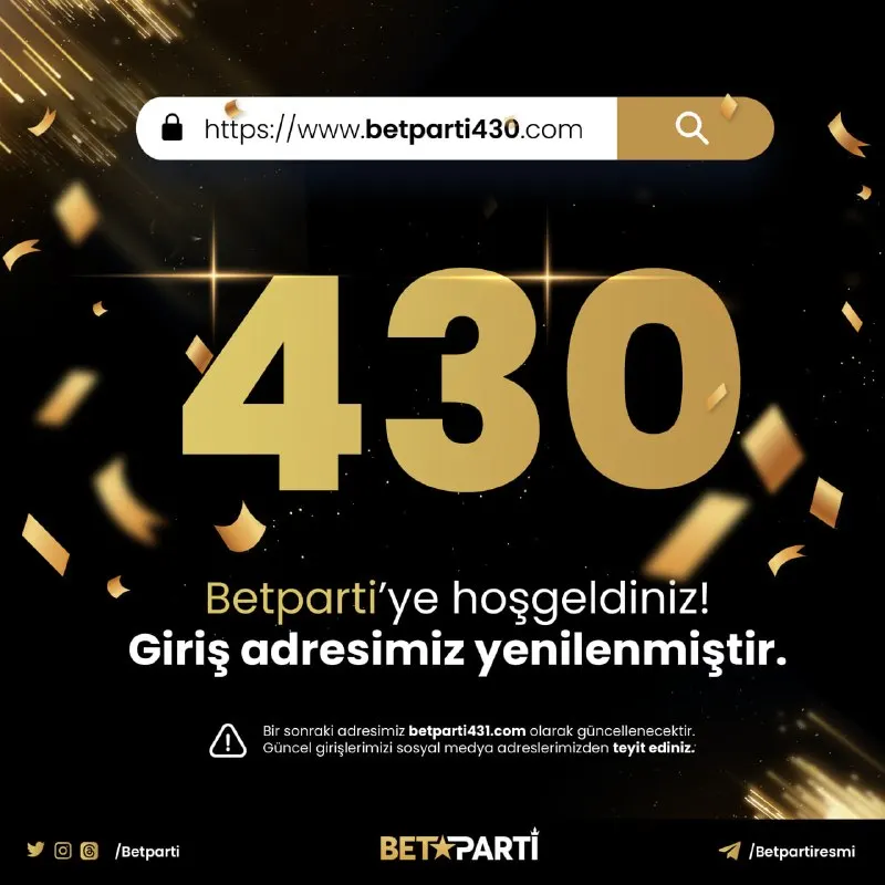 📢 Güncel giriş adresimiz betparti430.com olarak yenilenmiştir! ✅ Her zaman güncel…