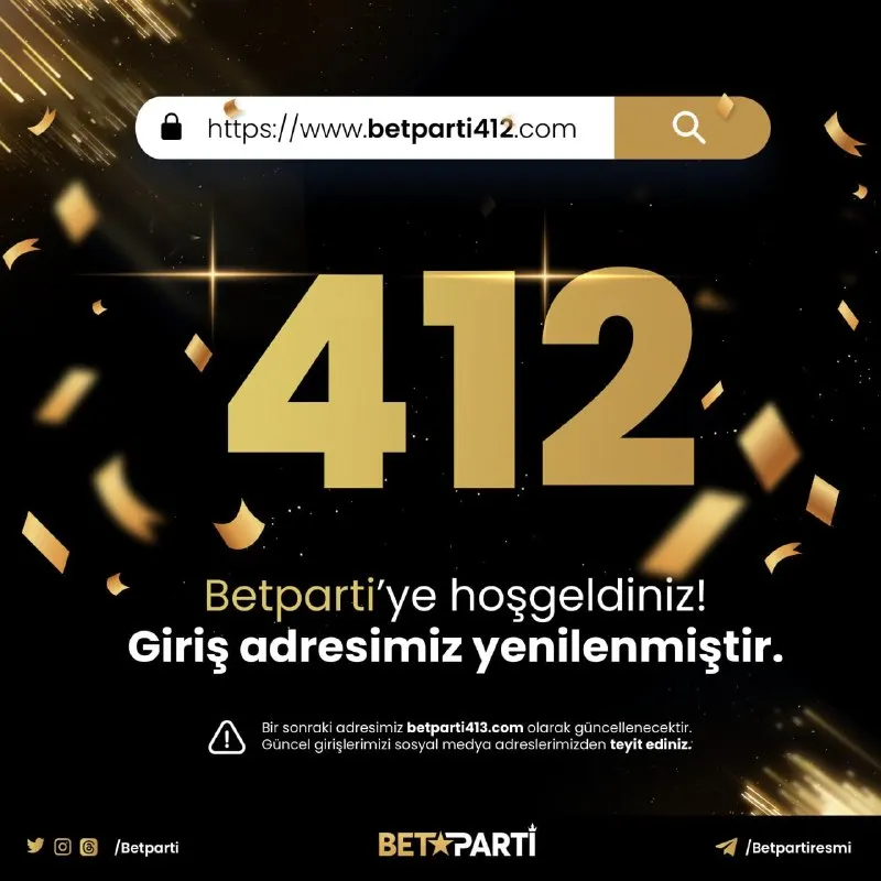 📢 Güncel giriş adresimiz betparti412.com olarak yenilenmiştir! ✅ Her zaman güncel…