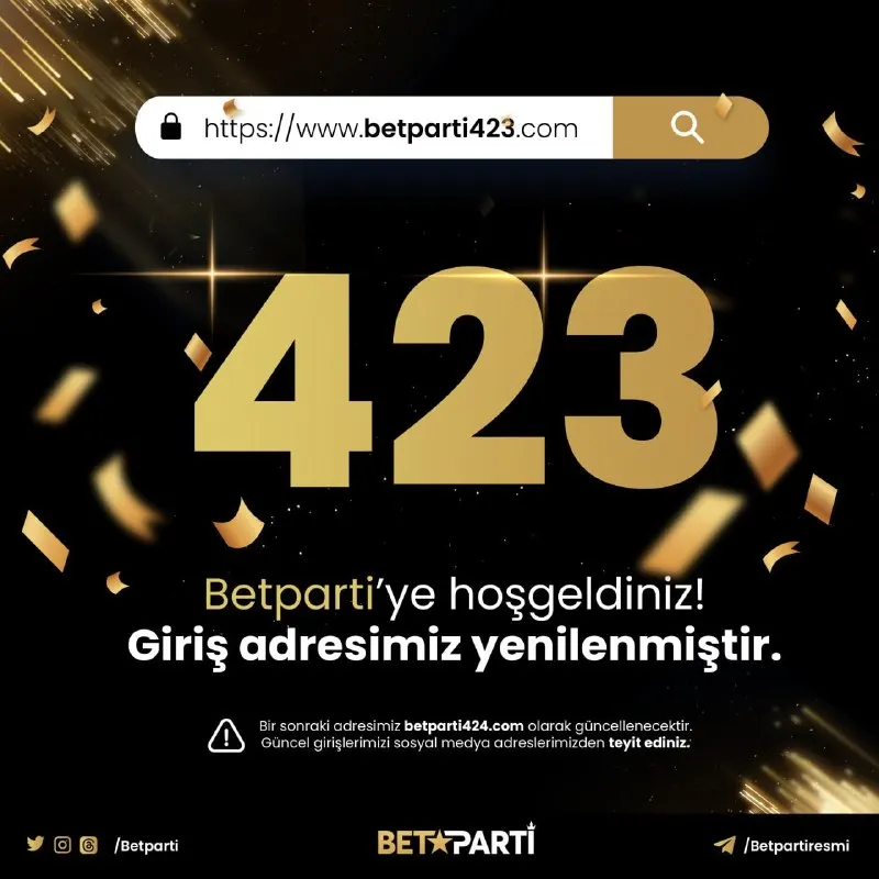 📢 Güncel giriş adresimiz betparti423.com olarak yenilenmiştir! ✅ Her zaman güncel…