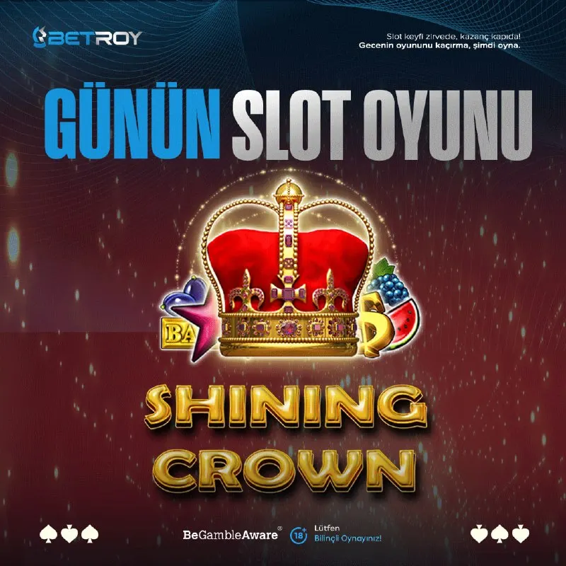 👑 BETROY'DA GÜNÜN KAZANÇLI SLOTUNU OYNA! 🎰 BUGÜNÜN SLOT OYUNU SHİNİNG CROWN 🎮 Hemen Oyna…