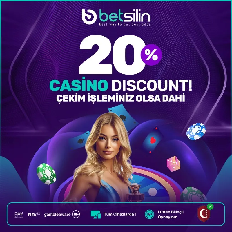 💸 Betsilin'de %20 Casino Kayıp Bonusu Fırsatı! 🎰🔥 Gün içinde kayıp mı yaşadın? Gün…