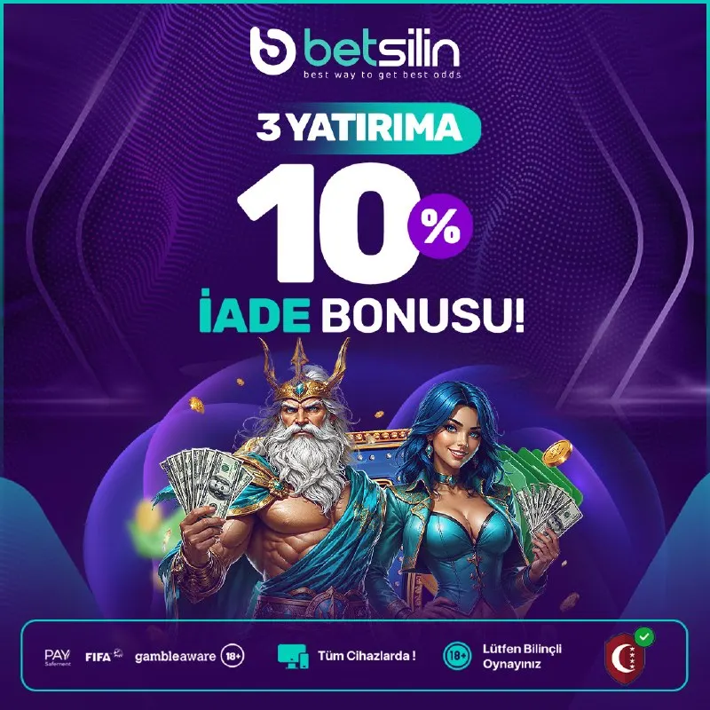 🚀 BETSİLİN'DE 3 YATIRIMA %10 İADE BONUSU SİZLERİ BEKLİYOR! 💰 🎰 🔥 3 başarılı yatırımını…