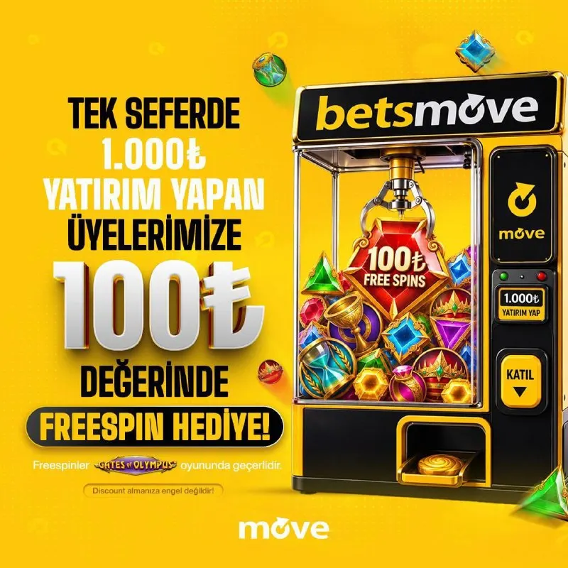 🤑🤑🤑'DAN FREESPİN HEDİYE! 🍭 Her Freespin 10₺’den, Toplamda 100₺ Değerindedir. Gates Of…