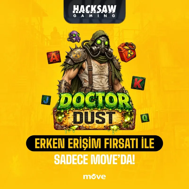 Hacksaw Gaming’in Yeni Oyunu Doctor Dust Erken Erişim ile 🤑🤑🤑'da! 🤧Doctor Dust'ta…