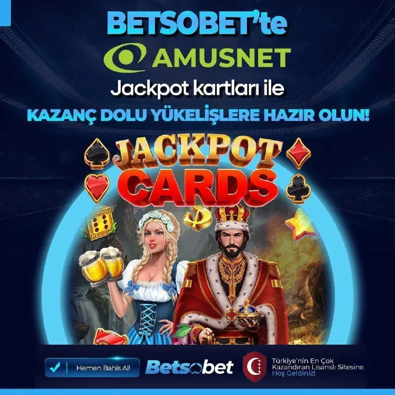 💎Amusnet - Jackpot Cards İle Şans Dolu Bir Maceraya Atıl! 🔞 💎 Kartlarını Seç, Her Hamlede…
