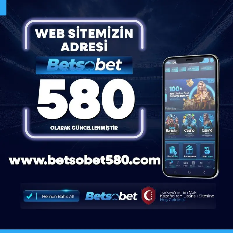 🔛 Güncel Domain Adresi Değişmiştir! 🔔Giriş Adresimiz ➡️ https://www.betsobet580.com…
