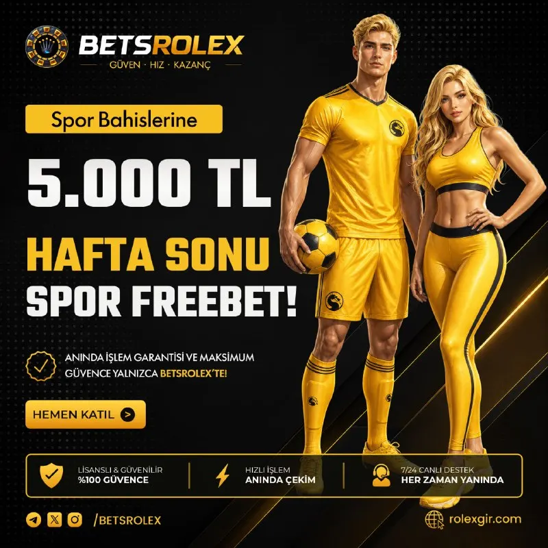 🥇 5000 TL Hafta Sonuna Özel FreeBet! Sıkı bir spor müsabakaları taraftarıysan bu fırsat…