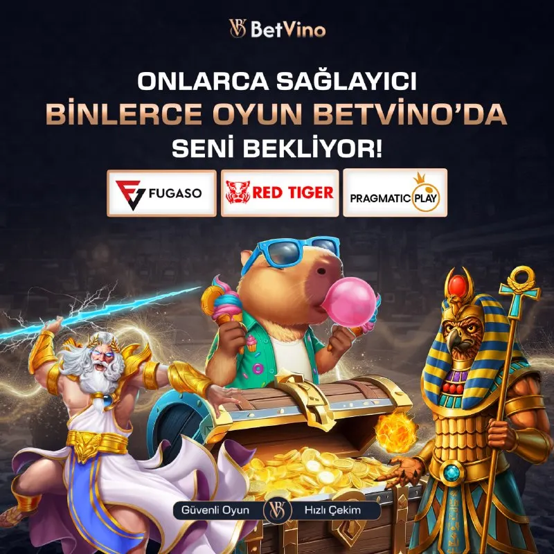 💛 BetVino’nun geniş oyun dünyasında sana uygun olanı keşfet! 🔥 Onlarca sağlayıcıdan…