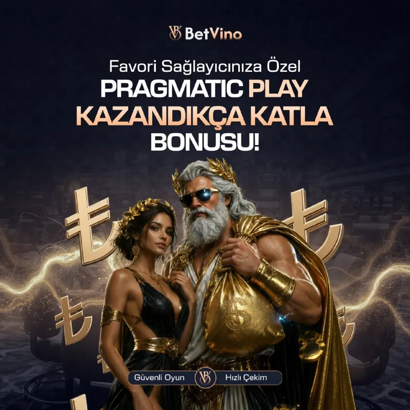 🔞 Pragmatic Play severlere özel: Kazandıkça Katla Bonusu BetVino’da! 1️⃣ 1000X…