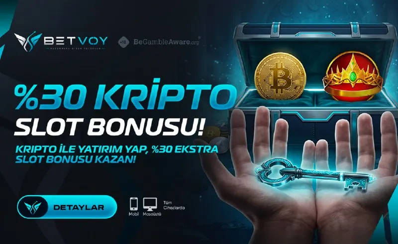 ₿ 🛍%3️⃣0️⃣ KRİPTO SLOT BONUSU 🪙 Kripto ile yatırım yap, Betvoy’dan %30 ekstra slot bonusu…