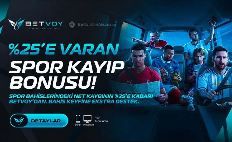 ⚽ 🛍%2️⃣5️⃣’E VARAN SPOR KAYIP BONUSU 📉 Son 24 saatteki net spor bahis kaybının bir kısmı…
