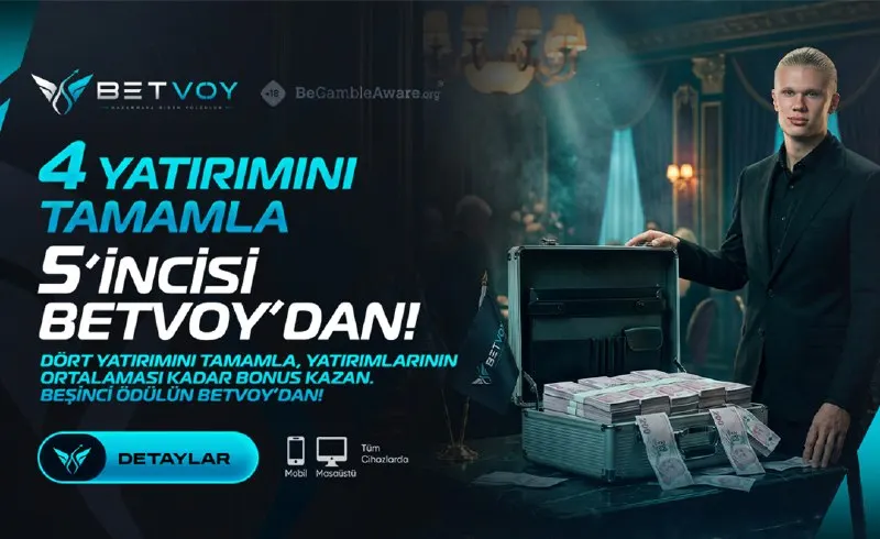 💎 4 YATIRIMINI TAMAMLA, 5’İNCİSİ BETVOY’DAN 🎁 Aynı gün 4 yatırım yap, ortalamaları kadar…