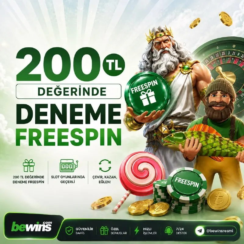 ↔️ 200 TL Değerinde Deneme Freespin #BeWins'te Seni Bekliyor! ✔️ Freespinlerini Slot…