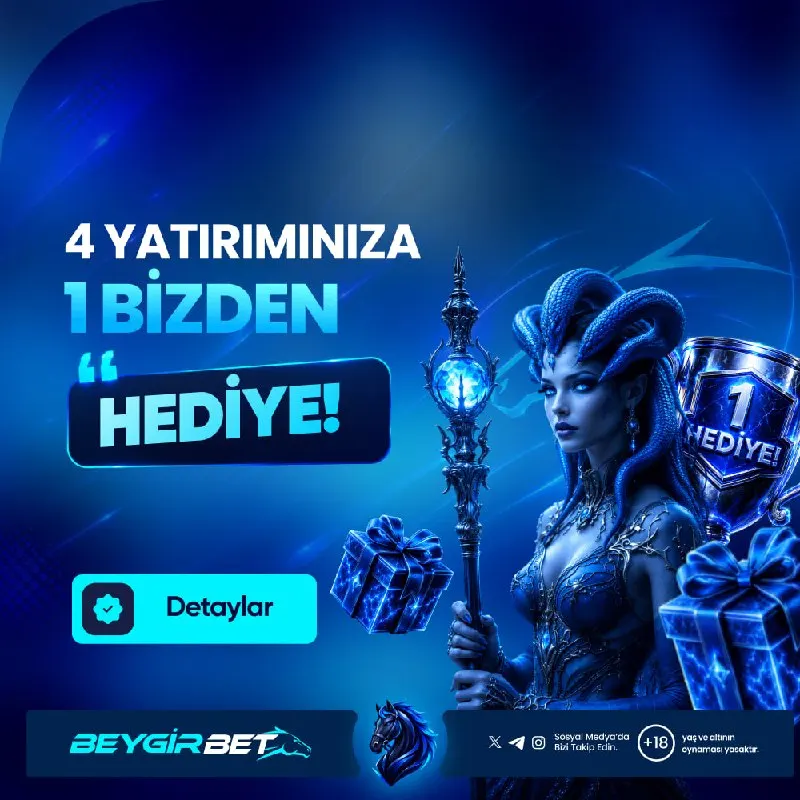 🎁 BEYGİRBET'TEN 1 YATIRIM HEDİYE ! 🤔 Gün İçinde 4 Yatırıma 1 Yatırım Hediye! ✍️ Detaylı…