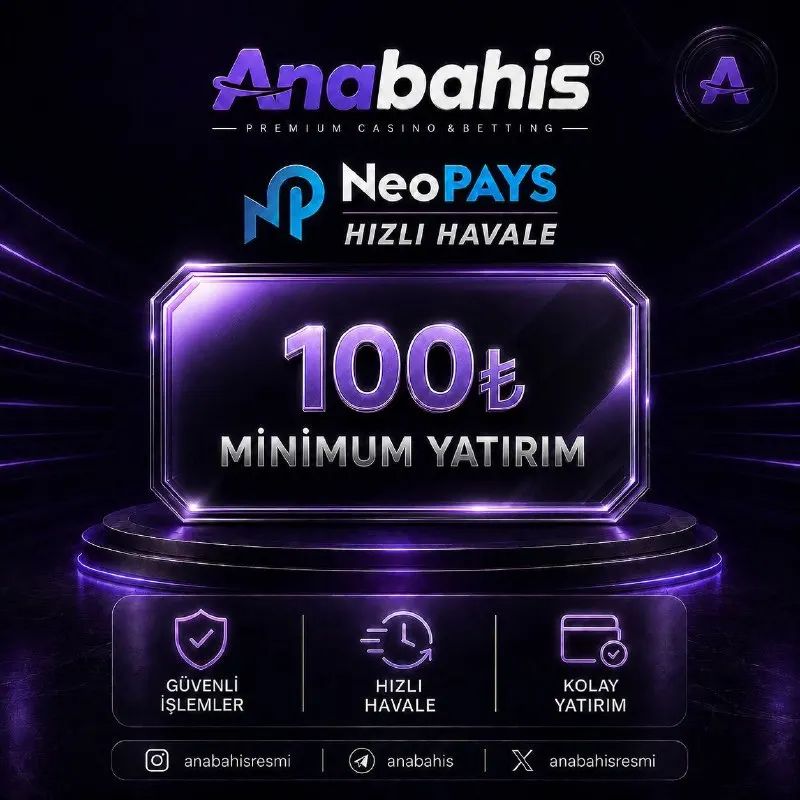 ⚡🔤🔤🔤🔤🔤🔤🔤🔤🔤🔤 🔥Neopays Havale ile Minimum 100₺ Yatırım İmkanı! ✅ Para Yatır Menüsüne…
