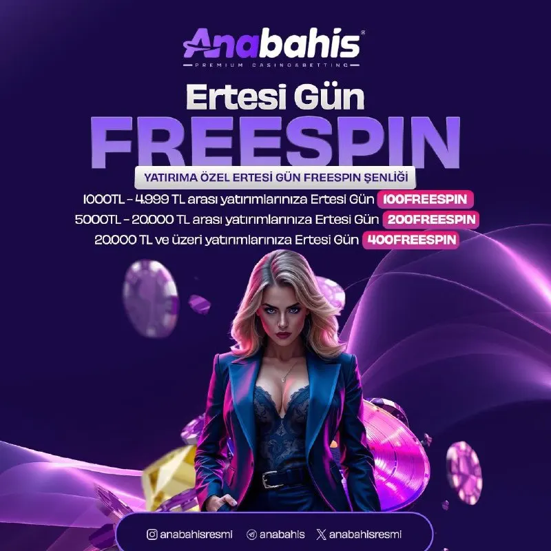 ⚡🔤🔤🔤🔤🔤🔤🔤🔤🔤🔤 💎 Ertesi Gün Freespin Kampanyası BUGÜN YATIR YARIN KAZANMAYA DEVAM ET ❗️ 🎰…