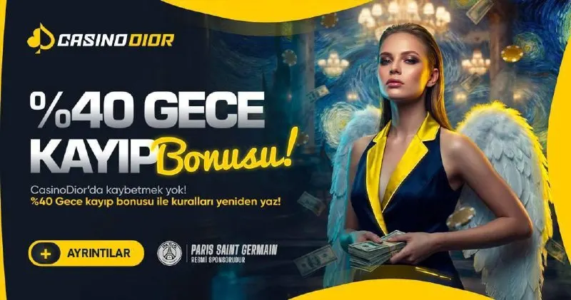 ♠️ Casinodior | %40 Night Experience 🌙 00:00 - 12:00 saatleri arasında geçerlidir. 💸…