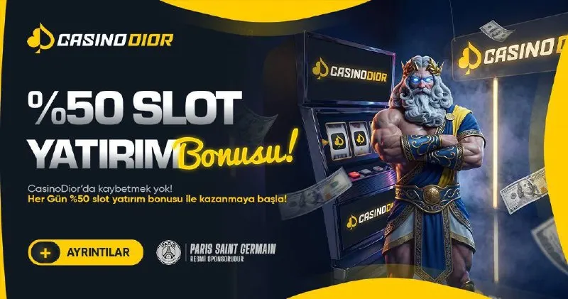 ♠️ Casinodior | Her Gün Her gün aktif olanlara özel; ⚡ %50 Slot Yatırım Bonusu fırsatı…