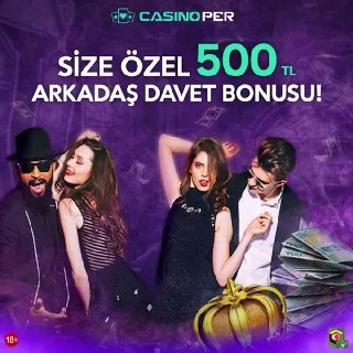 🌟 CasinoPer Arkadaş Davet Bonusuyla 500₺ Kazanın! 💙 Bir arkadaşını CasinoPer’e davet et…
