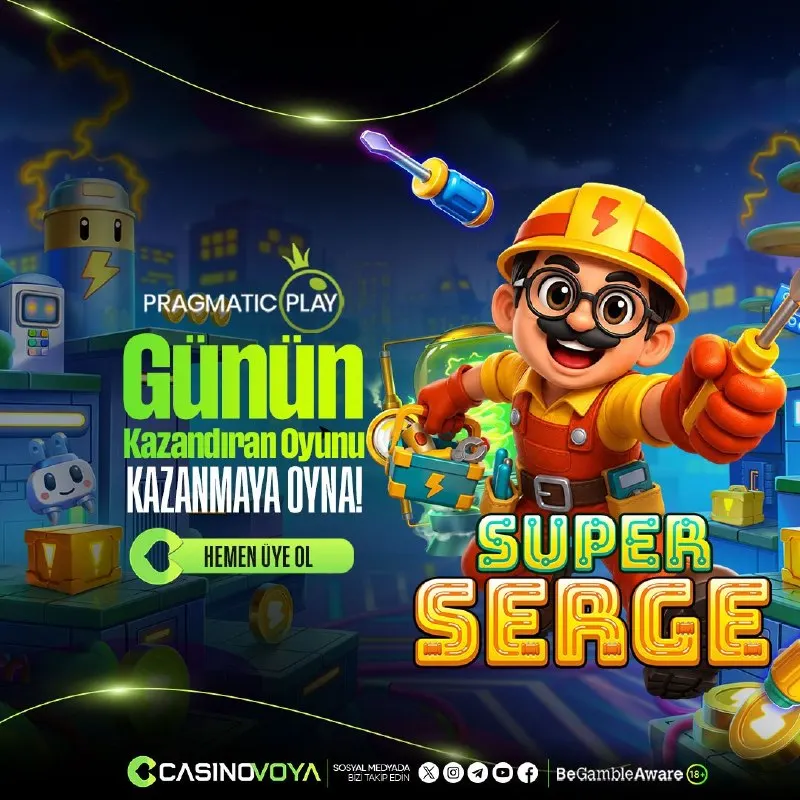 ⚡️ YÜKSEK GERİLİMLİ KAZANÇ MACERASI BAŞLIYOR! Pragmatic Play’in en eğlenceli ve hareketli…