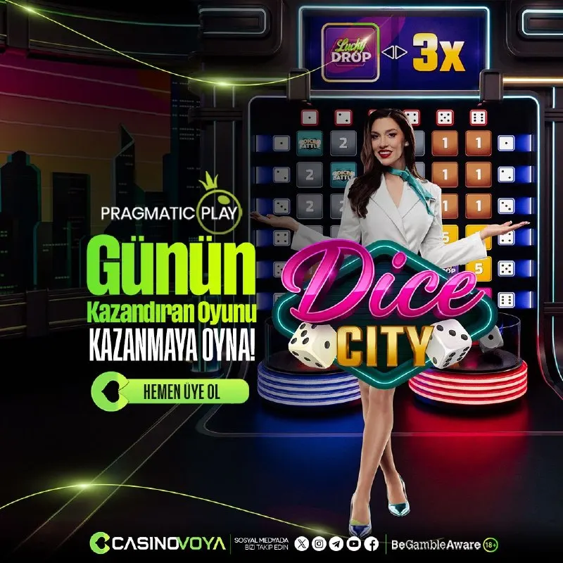 🎲 ZARLAR DÖNÜYOR KAZANÇ ŞEHRİNDE HEYECAN TAVAN YAPIYOR! Pragmatic Play imzalı popüler…