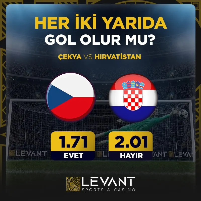 ⚽️ HER İKİ YARIDA GOL OLUR MU? Çekya - Hırvatistan maçında her iki yarıda gol olur mu? ✅…