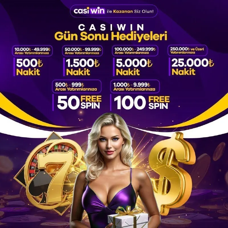 🎉 CASİWİN'DEN Muhteşem Yenilik ! Yatırımını Yap Gün Sonu Hediyeleri Kap !💰 ✅ Almış…