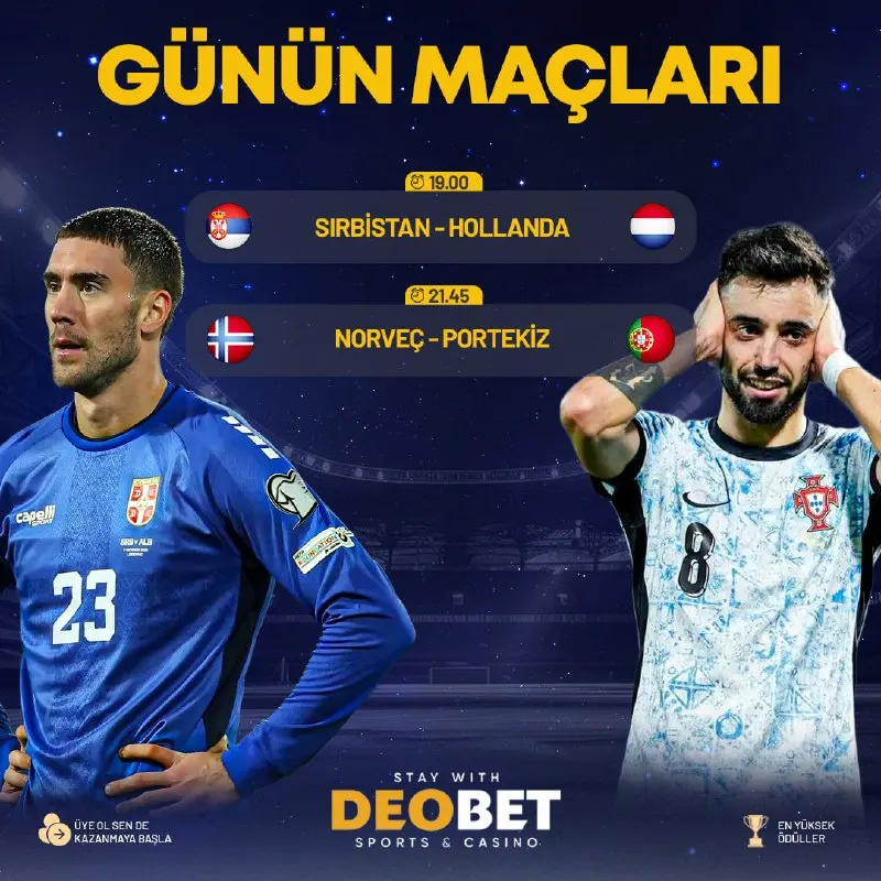 ⭐️⭐️⭐️⭐️⭐️⭐️⭐️⭐️ ⚽️ Günün maçlarını sizler için seçtik! Büyük heyecana yüksek oran…