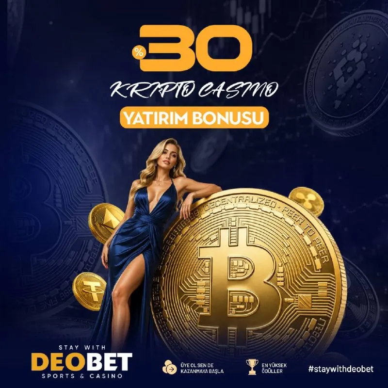 💰 YATIRIMINI KRİPTO İLE YAP BONUSUNU KAP 💰 ⚡️ DeoBet’te yatırımını kripto ile yap %30…