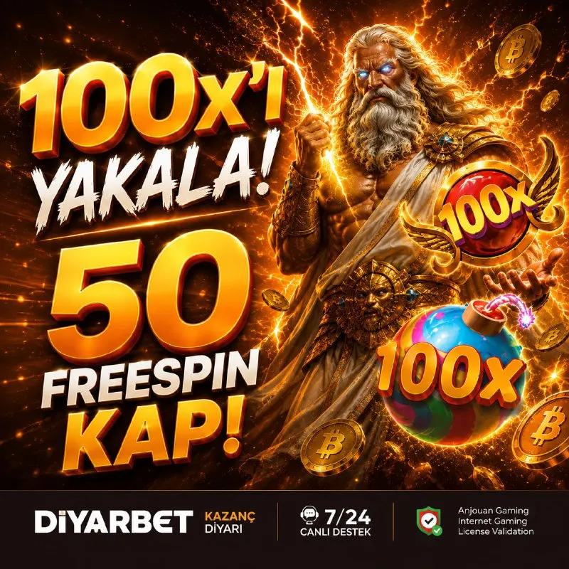 ⚽️⚽️⚽️⚽️⚽️⚽️ 📣 100X YAKALA 50 FREE SPIN KAZAN! 📣 🍊 Pragmatic Play oyunlarında 100X veya…