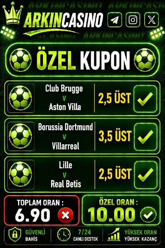 📌 İlk yatırımına %100 Casino Hoşgeldin Bonusu 📌 Cuma-Cumartesi-Pazar günlerine özel %50…