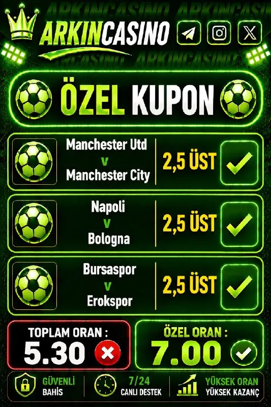 📌 İlk yatırımına %100 Casino Hoşgeldin Bonusu 📌 Cuma-Cumartesi-Pazar günlerine özel %50…