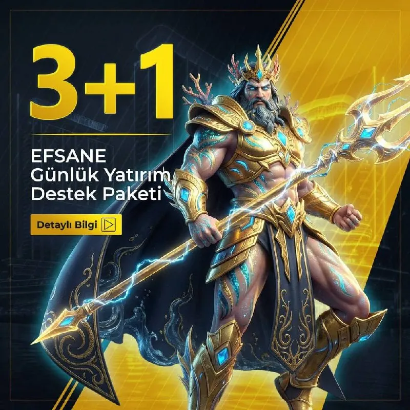 🔥 3+1 EFSANE GÜNLÜK YATIRIM DESTEK PAKETİ 🔥 🎁 Yatır, kazan, ekstra desteği kap! ⚡️ Günlük…