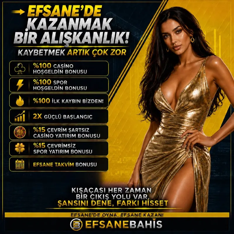 🔥 EFSANE’DE KAZANMAK BİR ALIŞKANLIK! 🔥 💵 Sadece 1000₺ yatırım ile bonus, freespin ve özel…