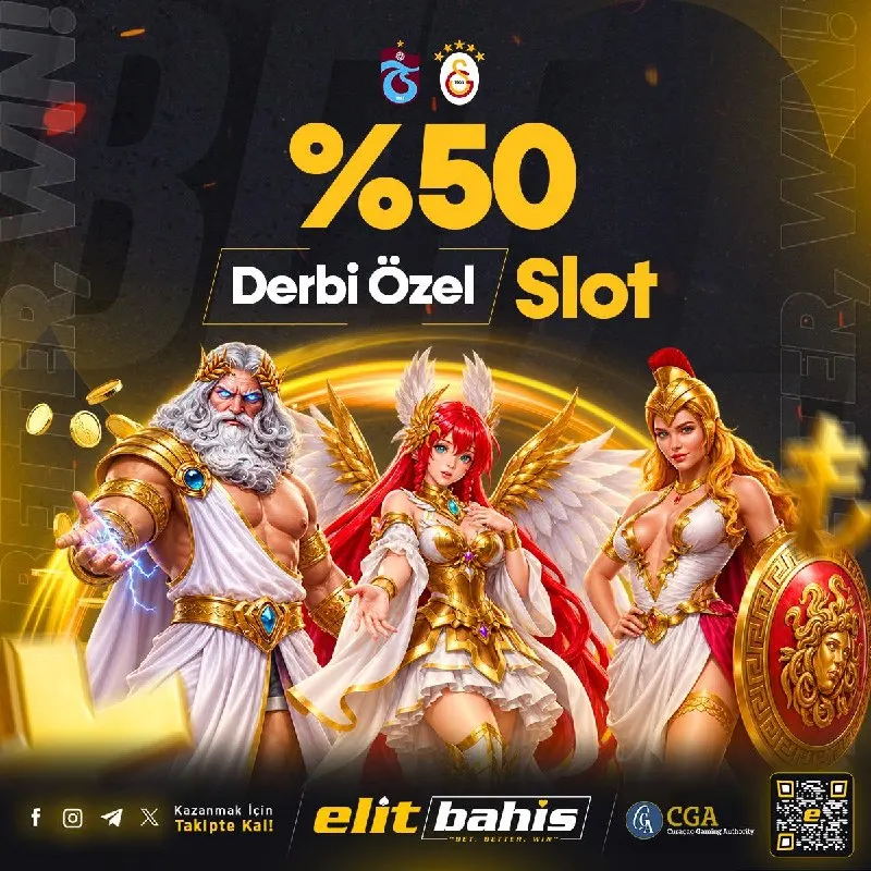 🔥 DERBİYE ÖZEL %50 SLOT FIRSATI! 🎰 Trabzonspor 🆚 Galatasaray derbi heyecanına özel %50…
