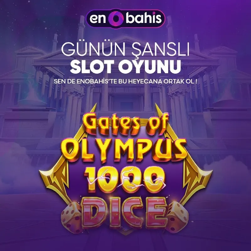 🎁 Günün Oyunu 🎲⚡️ GATES OF OLYMPUS 1000 DICE ⚡️ 🎲 EnoBahis farkı ile güzel kazançlar elde…