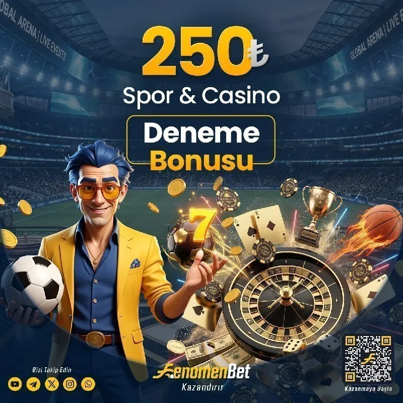 🎉 GERİ DÖNDÜ! 🎉 250 TL NAKİT DENEME BONUSU yeniden FenomenBet'te! 💸 ✅ Yatırımsız dene 🎰…