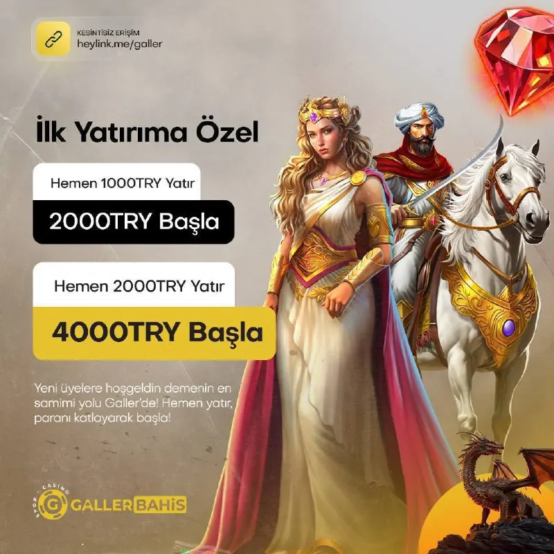 💰 İlk yatırıma özel %100 Çevrimsiz Bonusunu kaçırma! 💫 Gallerbahis ile kaybetmeyi unut!…