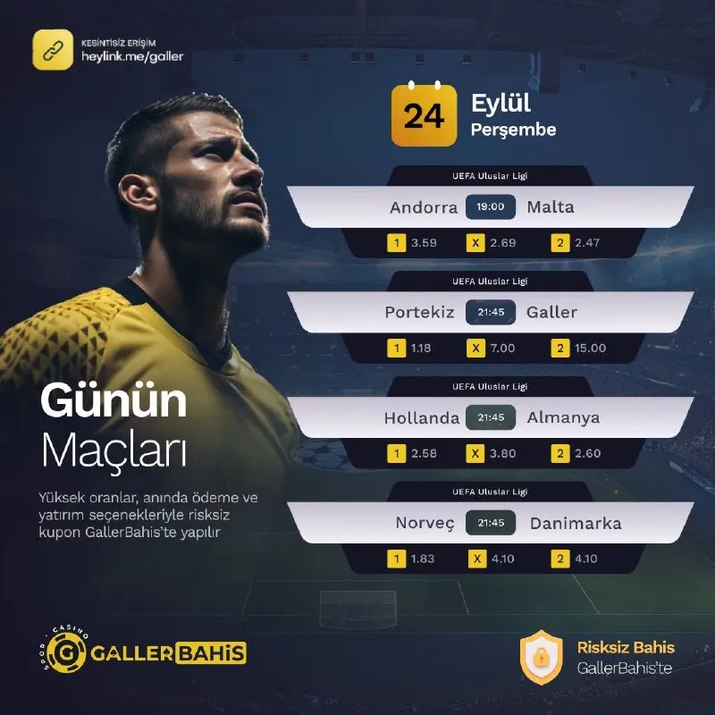 😄🧐🥰🥰🤓🥳 Yükselen oranlar ile sende GallerBahis'te yerini almaya hazır mısın ? ⏰ 19:00…