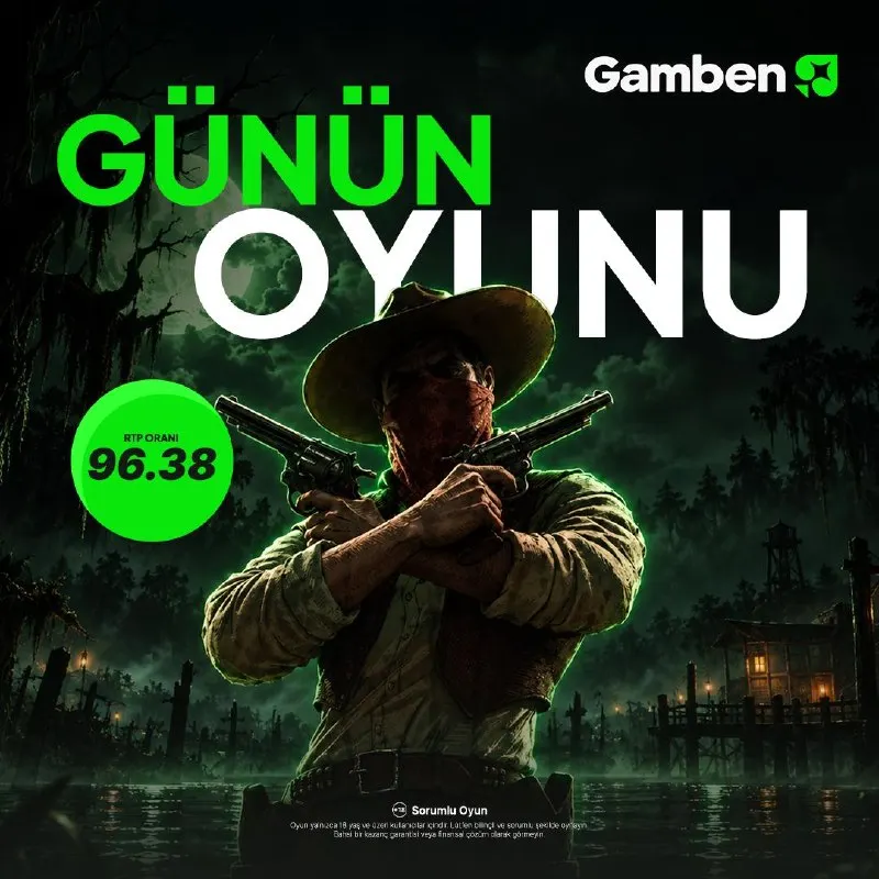 🤠 GÜNÜN OYUNU: WANTED DEAD OR A WILD 🌙 Bataklığın ortasında bir kasaba, elinde iki…