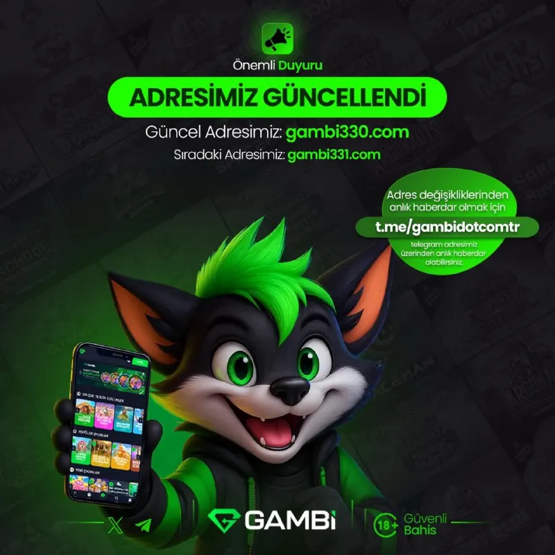 🚨✨ GAMBI ADDRESS UPDATED! ✨🚨 The adventure continues at full speed! ⚡️🎯 New Login…