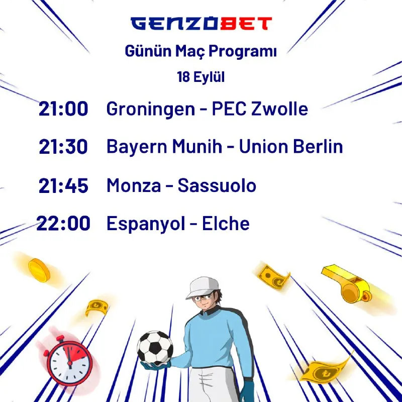 🏆 Groningen - PEC Zwolle, Bayern Munih - Union Berlin, Monza - Sassuolo ve Espanyol…