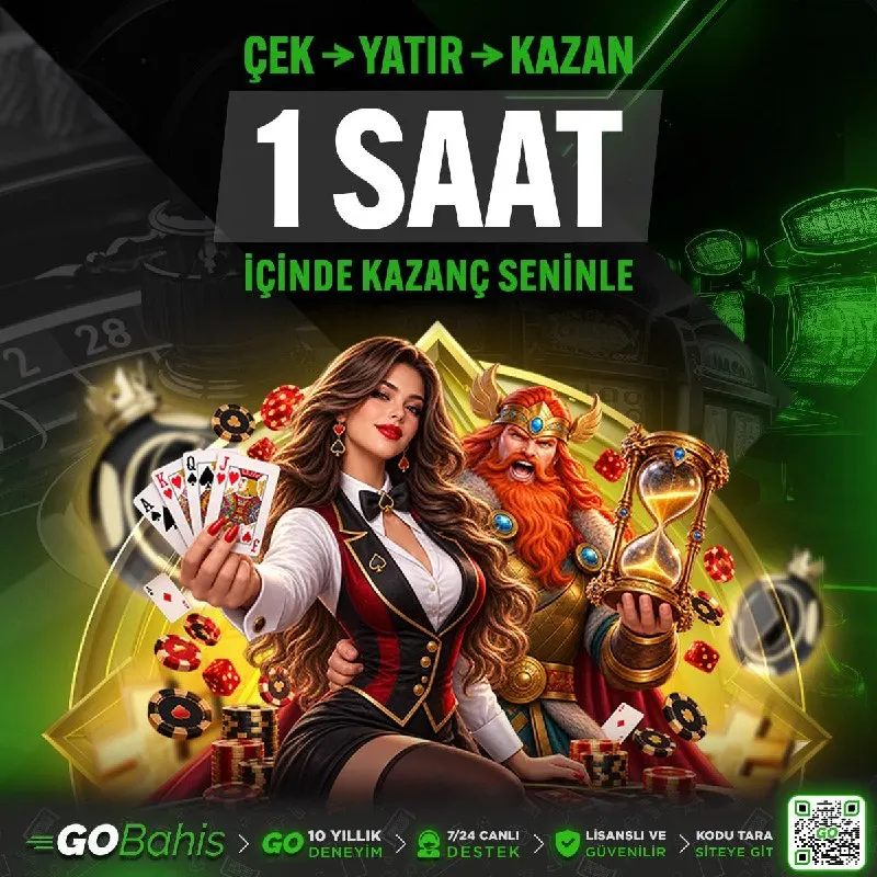 📢 GOBahis'te ÇEK -> YATIR -> KAZAN! 💰 🎰 Çekim sonrası 1 saat içinde tekrar yatırım yap…